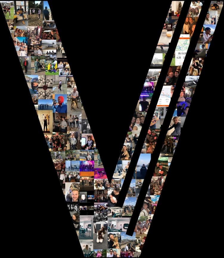 Victor team collage